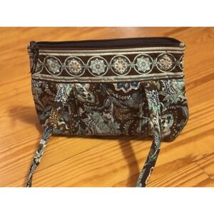 VERA BRADLEY Jave Blue Retired Little Betsy Tote Purse